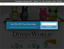 Tablet Screenshot of doyenworld.com